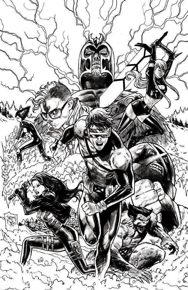 SDCC 2024 X-Men #1 Tony Daniel Bw Previews Exclusive Variant Edition | L.A. Mood Comics and Games