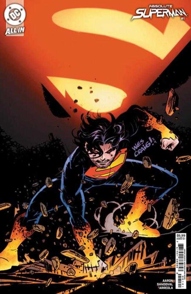 Absolute Superman #1 Cover B Wes Craig Card Stock Variant | L.A. Mood Comics and Games