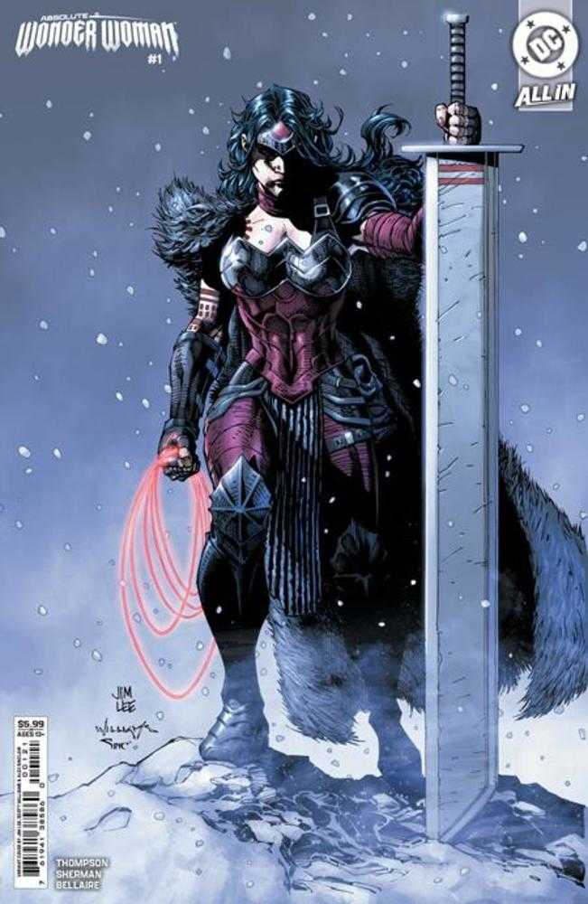 Absolute Wonder Woman #1 Cover C Jim Lee Card Stock Variant | L.A. Mood Comics and Games