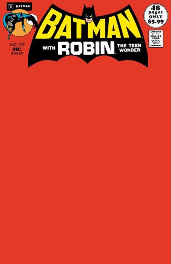 Batman #237 Facsimile Edition Cover C Blank Variant | L.A. Mood Comics and Games