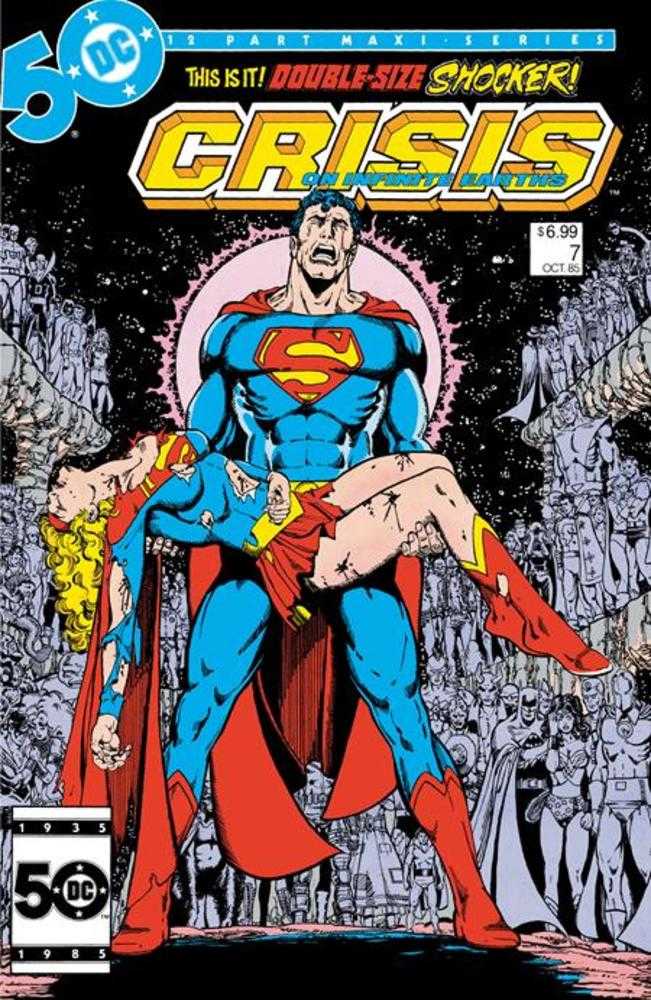 Crisis On Infinite Earths #7 Facsimile Edition Cover B George Perez Foil Variant | L.A. Mood Comics and Games