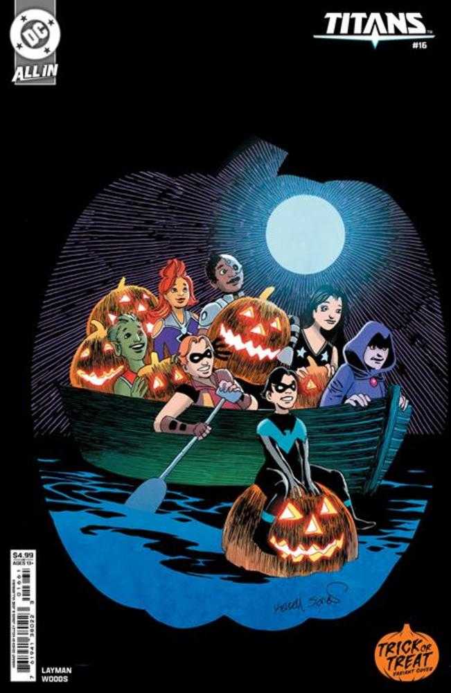 Titans #16 Cover D Kelley Jones Trick Or Treat Card Stock Variant | L.A. Mood Comics and Games