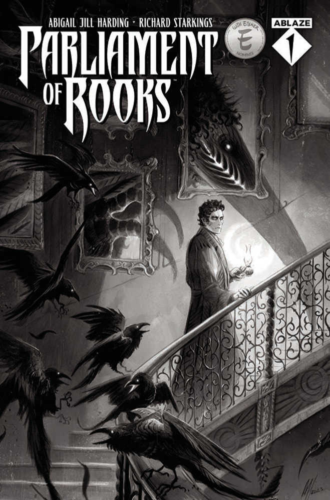 Parliament Of Rooks #1 Cover B Abigail Jill Harding Black & White (Mature) | L.A. Mood Comics and Games