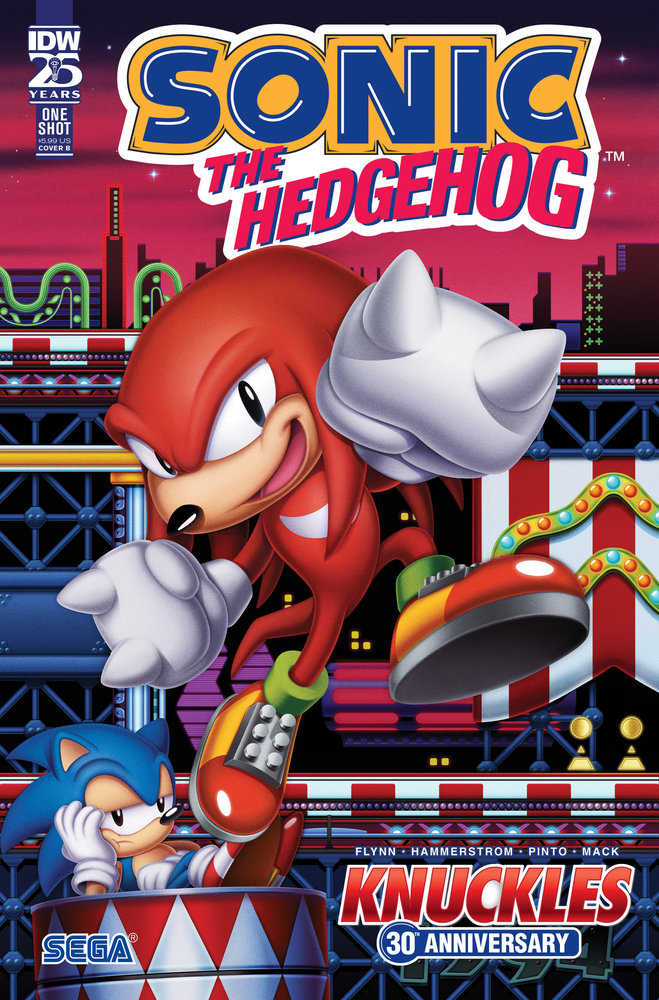 Sonic The Hedgehog Knuckles 30th Annual Special #1 Cover B Hughes | L.A. Mood Comics and Games