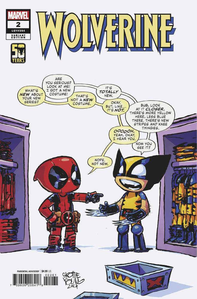 Wolverine #2 Skottie Young Variant | L.A. Mood Comics and Games