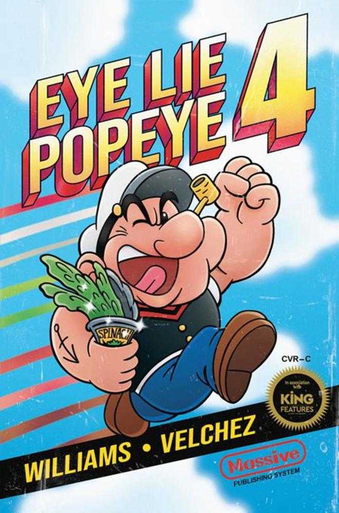 Eye Lie Popeye #4 Cover C Richardson Video Game Homage Variant | L.A. Mood Comics and Games