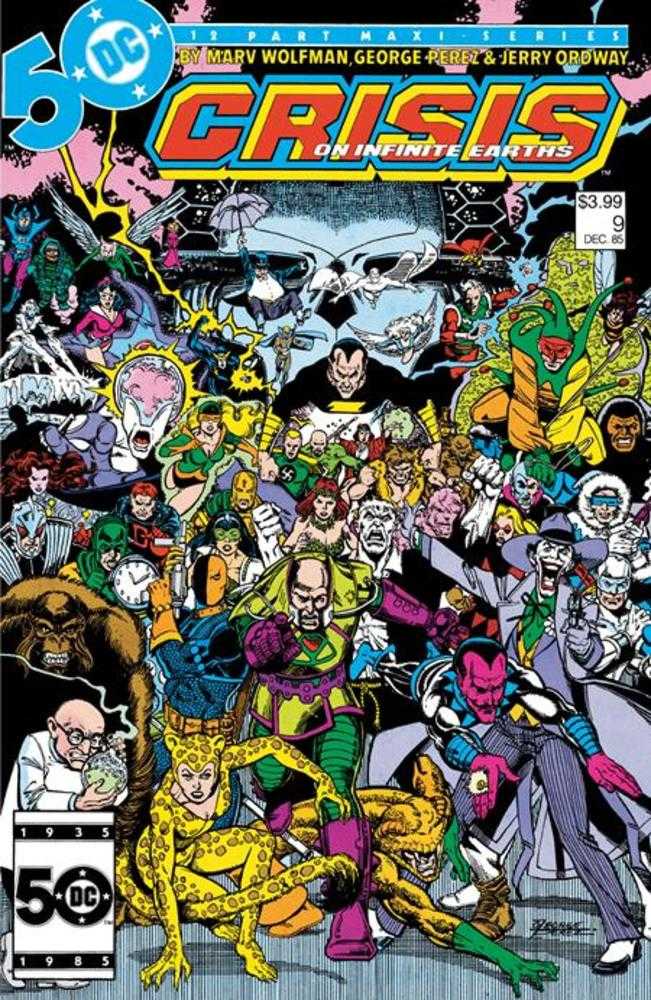 Crisis On Infinite Earths #9 Facsimile Edition Cover A George Perez | L.A. Mood Comics and Games