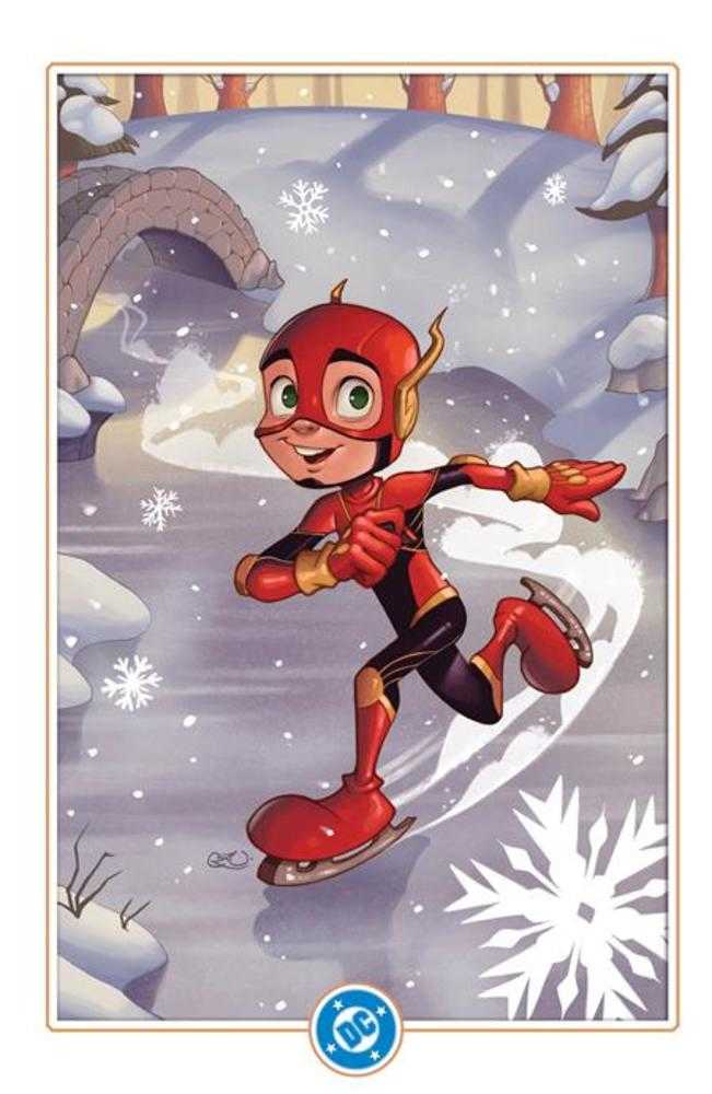 Flash #16 Cover D Chrissie Zullo DC Winter Wonderland Card Stock Variant | L.A. Mood Comics and Games