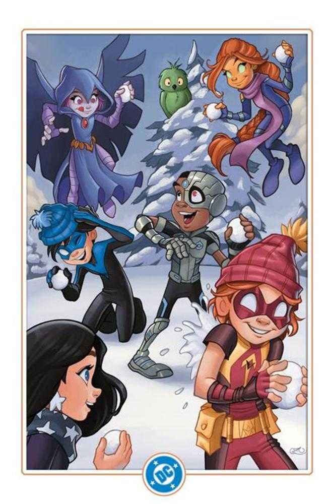 Titans #18 Cover D Chrissie Zullo DC Winter Wonderland Card Stock Variant | L.A. Mood Comics and Games