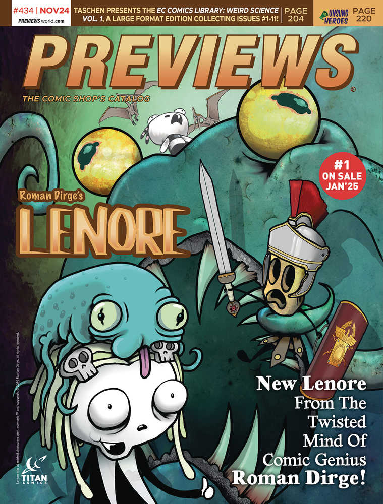 Previews #436 January 2025 | L.A. Mood Comics and Games