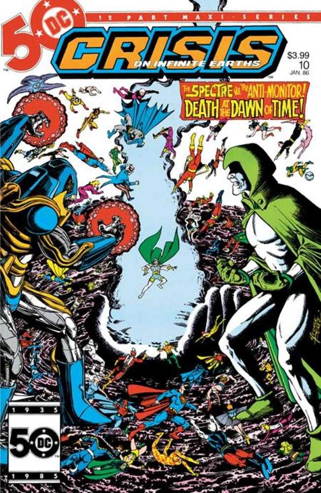 Crisis On Infinite Earths #10 Facsimile Edition Cover A George Perez | L.A. Mood Comics and Games