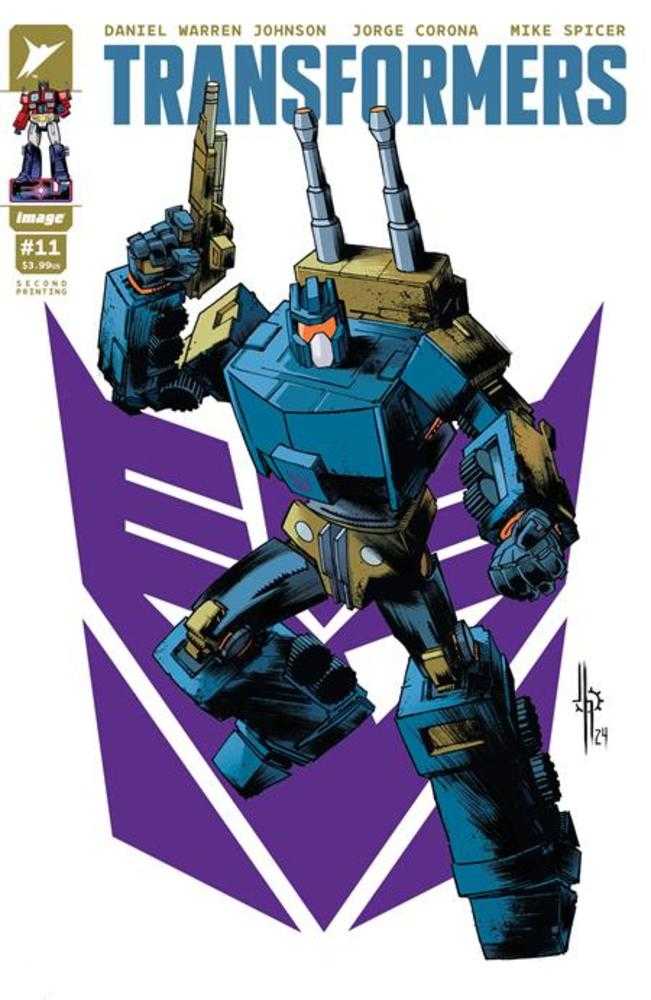 Transformers #11 2nd Print Cover A Jason Howard Decepticon | L.A. Mood Comics and Games