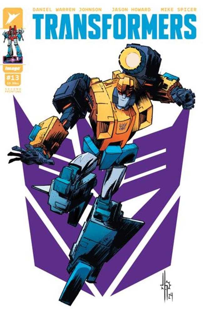 Transformers #13 2nd Print Cover A Jason Howard Decepticon | L.A. Mood Comics and Games