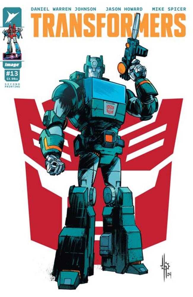 Transformers #13 2nd Print Cover B Jason Howard Autobot Variant | L.A. Mood Comics and Games