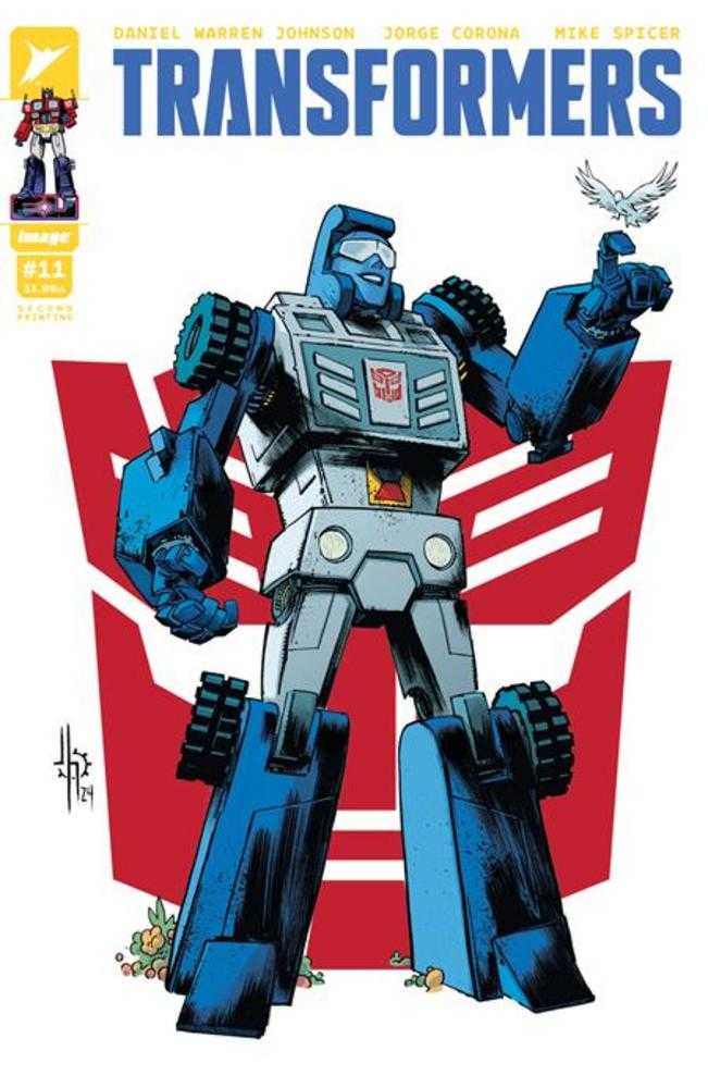 Transformers #11 2nd Print Cover B Jason Howard Autobot Variant | L.A. Mood Comics and Games