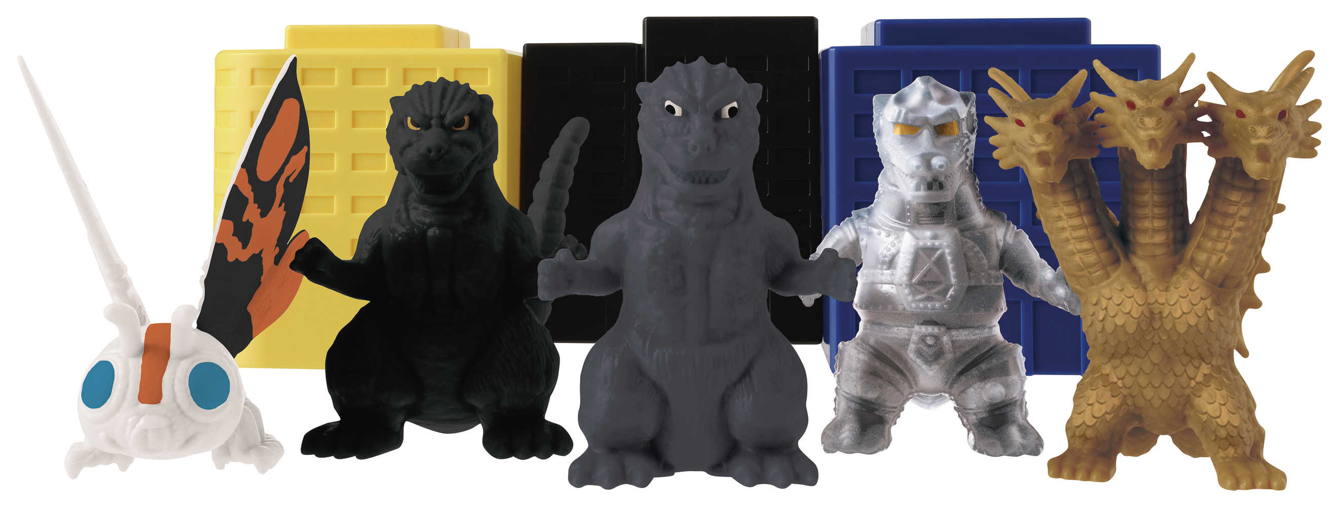 Godzilla Mini Collection 2in Figure 12pc Blind Mystery Box Display | L.A. Mood Comics and Games