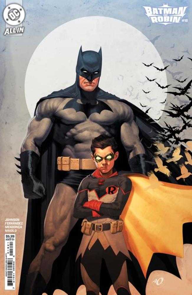 Batman And Robin #18 Cover B Ariel Olivetti Card Stock Variant | L.A. Mood Comics and Games