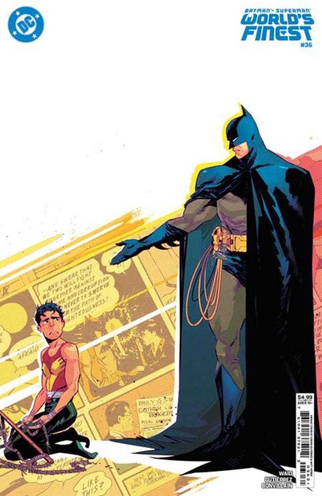 Batman Superman Worlds Finest #36 Cover C Adrian Gutierrez Card Stock Variant | L.A. Mood Comics and Games