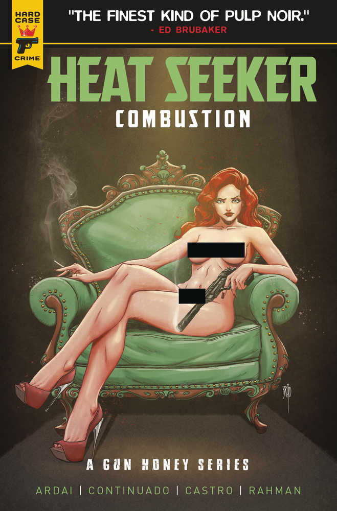 Heat Seeker Combustion Gun Honey Series #4 Cover E Brao Nude B | L.A. Mood Comics and Games