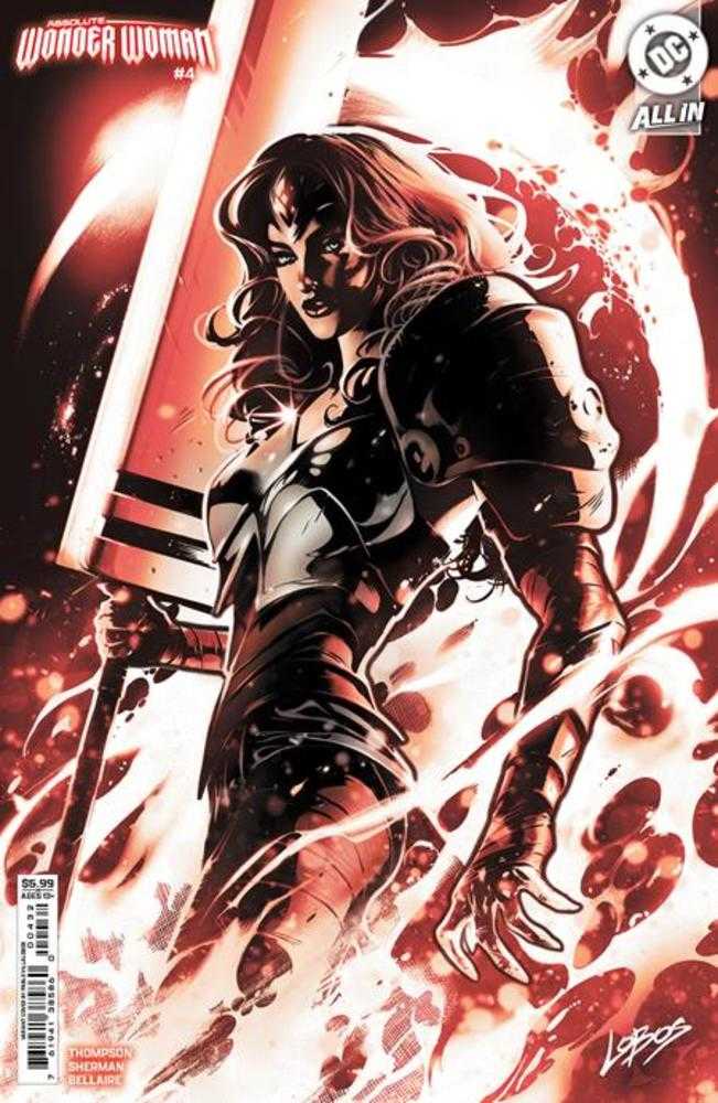 Absolute Wonder Woman #4 Cover F Pablo Villalobos Card Stock Variant | L.A. Mood Comics and Games