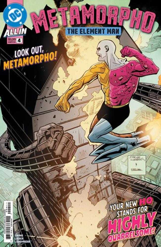 Metamorpho The Element Man #4 Cover A Steve Lieber | L.A. Mood Comics and Games