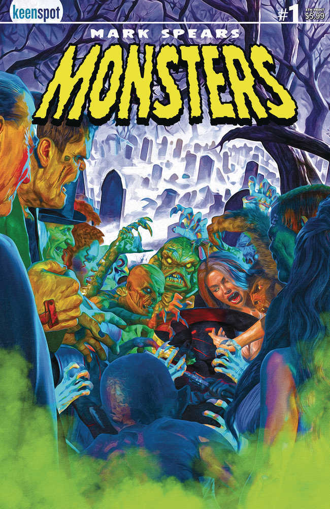 Mark Spears Monsters #1 4TH Printing Cover A Graveyard | L.A. Mood Comics and Games
