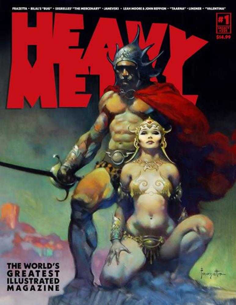 Heavy Metal Magazine #1 Cover B Frazetta (Mature) | L.A. Mood Comics and Games