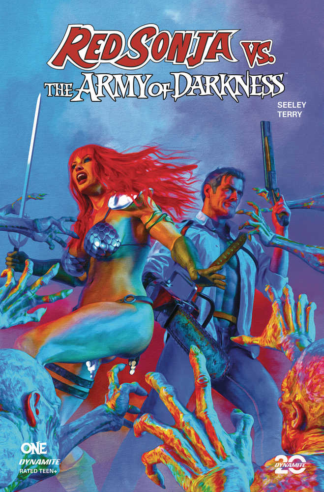 Red Sonja vs Aod #1 Cover E Spears Foil | L.A. Mood Comics and Games