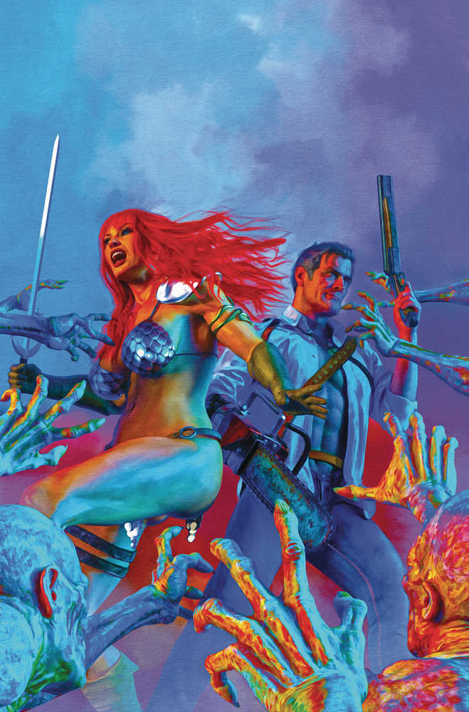 Red Sonja vs Aod #1 Cover F Spears Foil Virgin | L.A. Mood Comics and Games