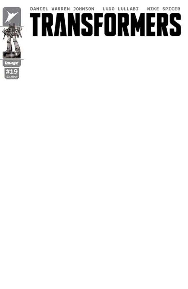 Transformers #19 Cover G Blank Sketch Variant | L.A. Mood Comics and Games