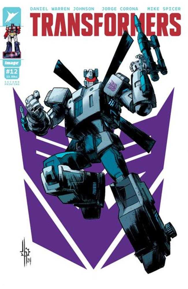 Transformers #12 2nd Print Cover A Jason Howard Decepticon | L.A. Mood Comics and Games