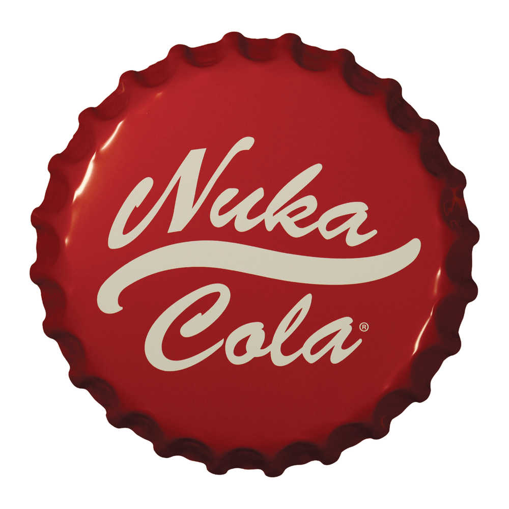 Fallout Nuka-Cola Bottle Cap Tin Sign | L.A. Mood Comics and Games