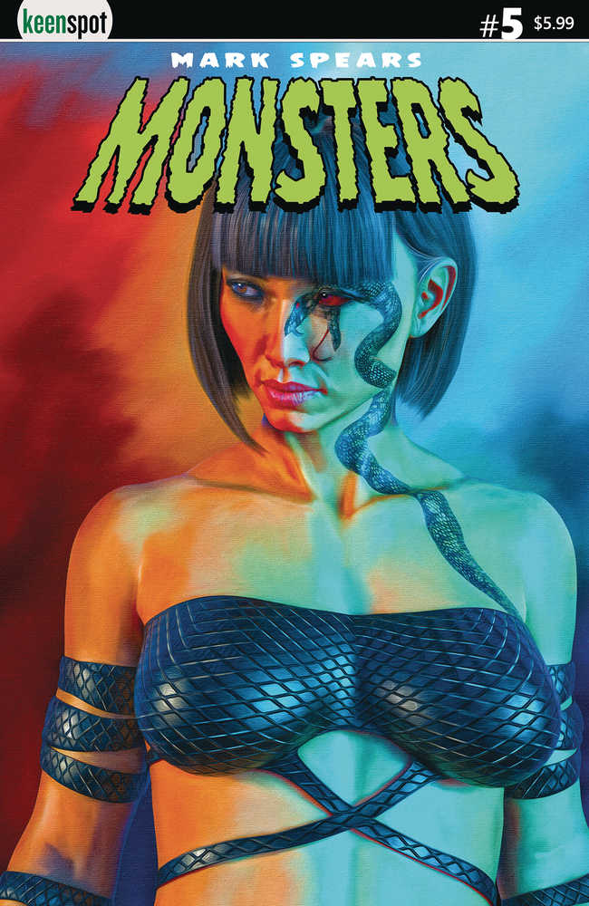 Mark Spears Monsters #5 Cover E Girl With Snake Tattoo | L.A. Mood Comics and Games