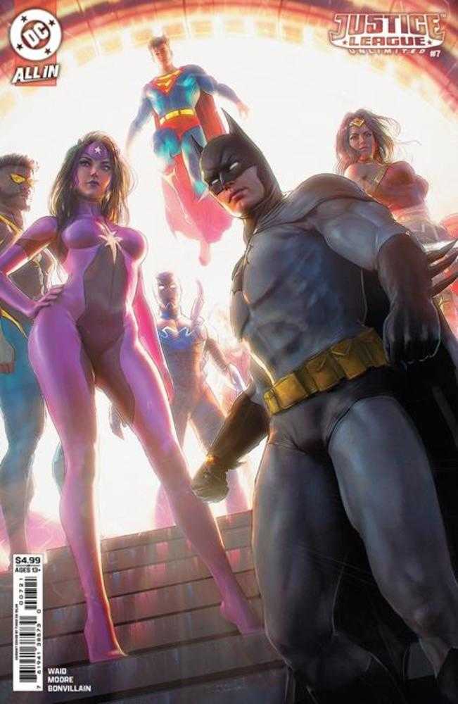 Justice League Unlimited #7 Cover B Tiago Da Silva Card Stock Variant (We Are Yesterday) | L.A. Mood Comics and Games