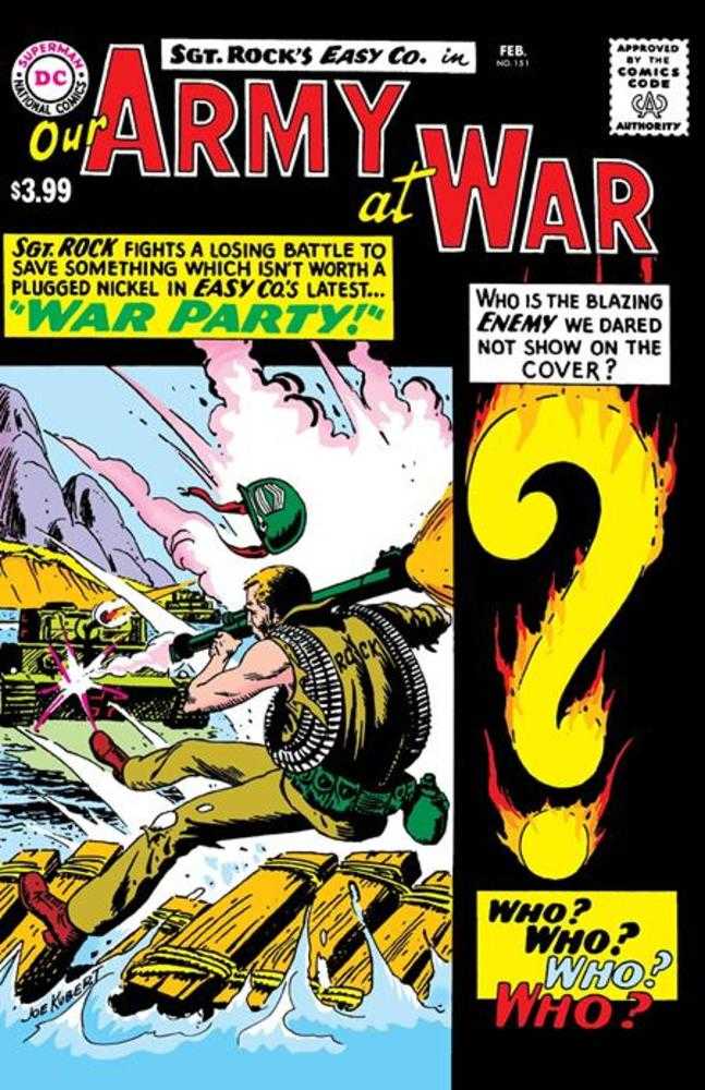 Our Army At War #151 Facsimile Edition Cover A Joe Kubert | L.A. Mood Comics and Games