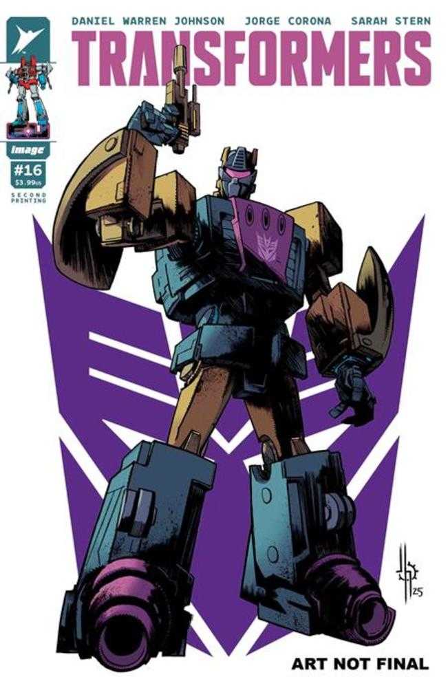 Transformers #16 2nd Print Cover A Jason Howard Decepticon Cover | L.A. Mood Comics and Games