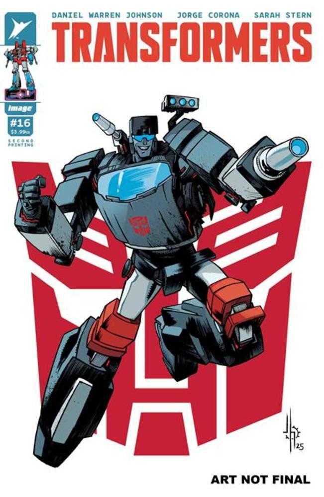 Transformers #16 2nd Print Cover B Jason Howard Autobot Variant | L.A. Mood Comics and Games