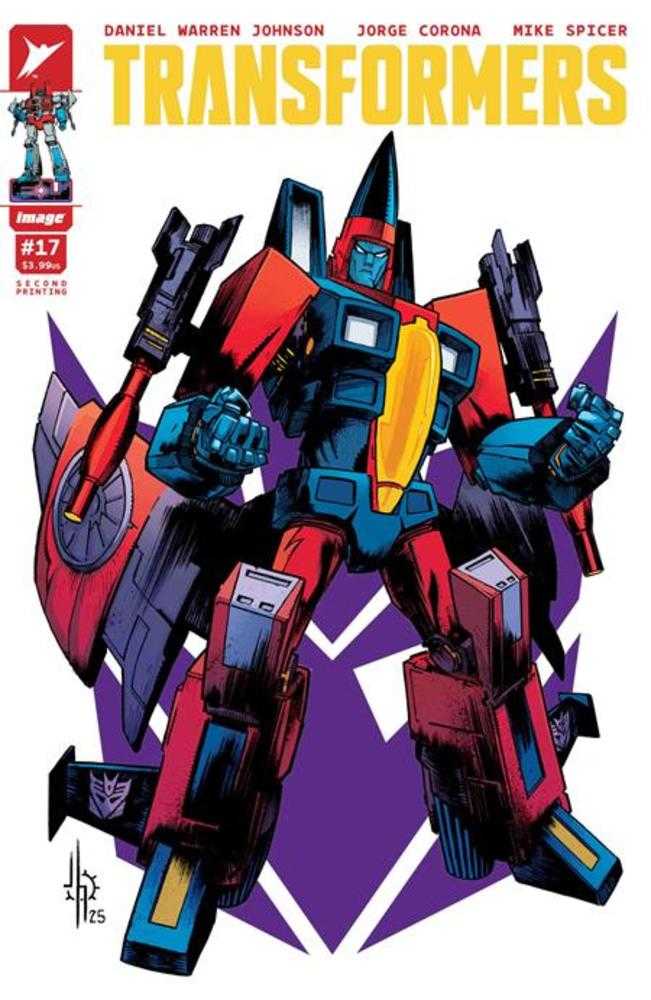 Transformers #17 2nd Print Cover A Jason Howard Decepticon Cover | L.A. Mood Comics and Games