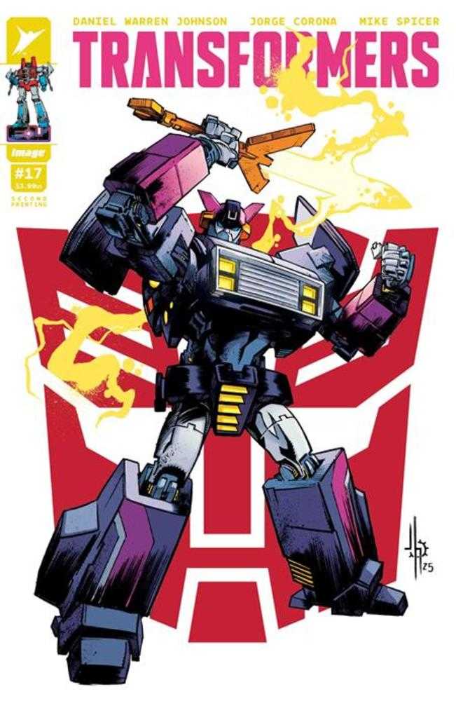 Transformers #17 2nd Print Cover B Jason Howard Autobot Variant | L.A. Mood Comics and Games