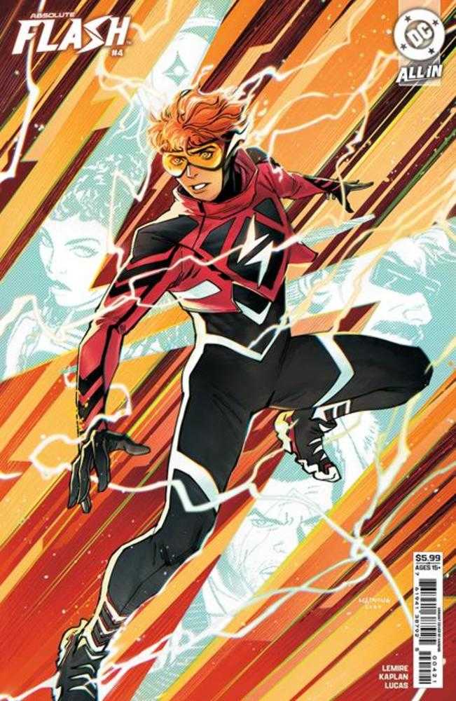 Absolute Flash #4 Cover B Haining Card Stock Variant | L.A. Mood Comics and Games