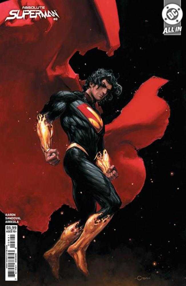 Absolute Superman #8 Cover B Clayton Crain Card Stock Variant | L.A. Mood Comics and Games