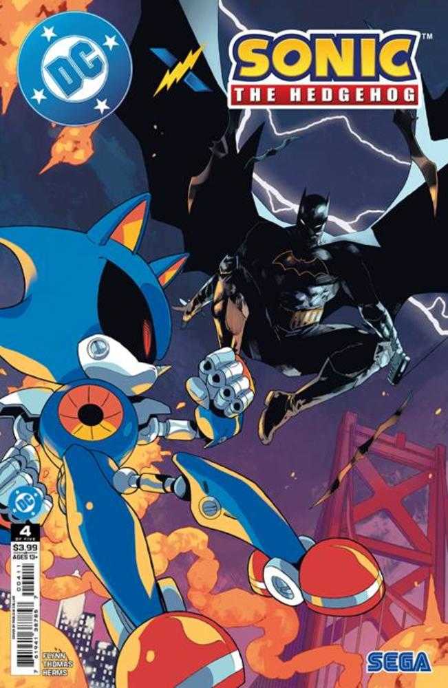 DC X Sonic The Hedgehog #4 (Of 5) Cover A Pablo M Collar | L.A. Mood Comics and Games