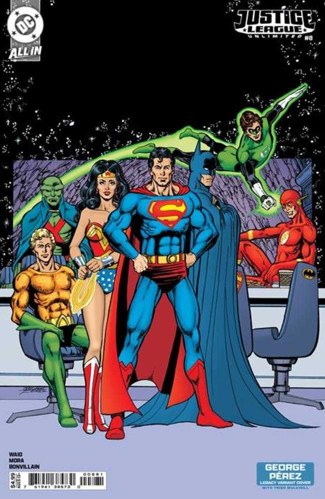 Justice League Unlimited #8 Cover F George Perez Legacy Card Stock Variant (We Are Yesterday) | L.A. Mood Comics and Games