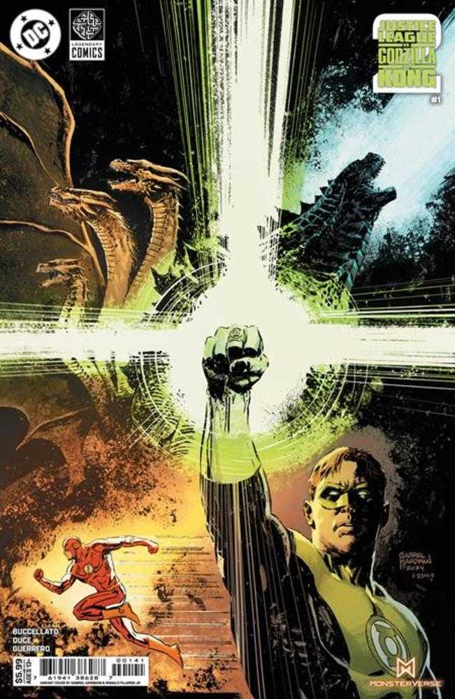 Justice League vs Godzilla vs Kong 2 #1 (Of 7) Cover D Gabriel Hardman Card Stock Variant | L.A. Mood Comics and Games