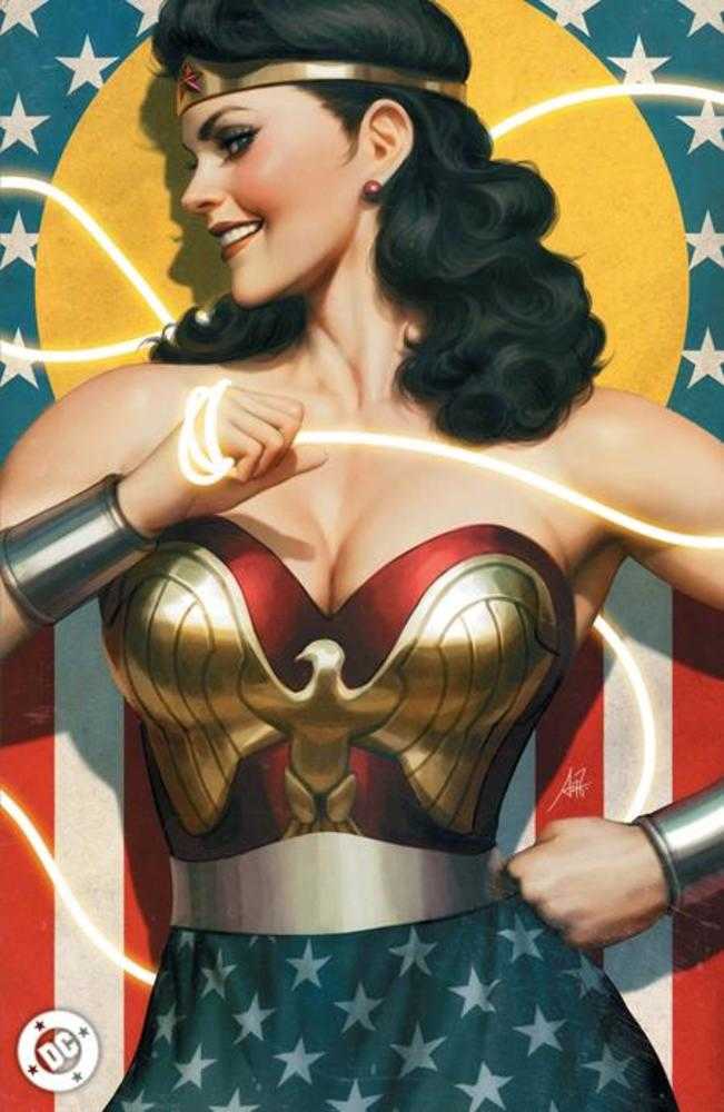 New History Of The DC Universe #1 (Of 4) Cover F Stanley Artgerm Lau Foil Variant | L.A. Mood Comics and Games