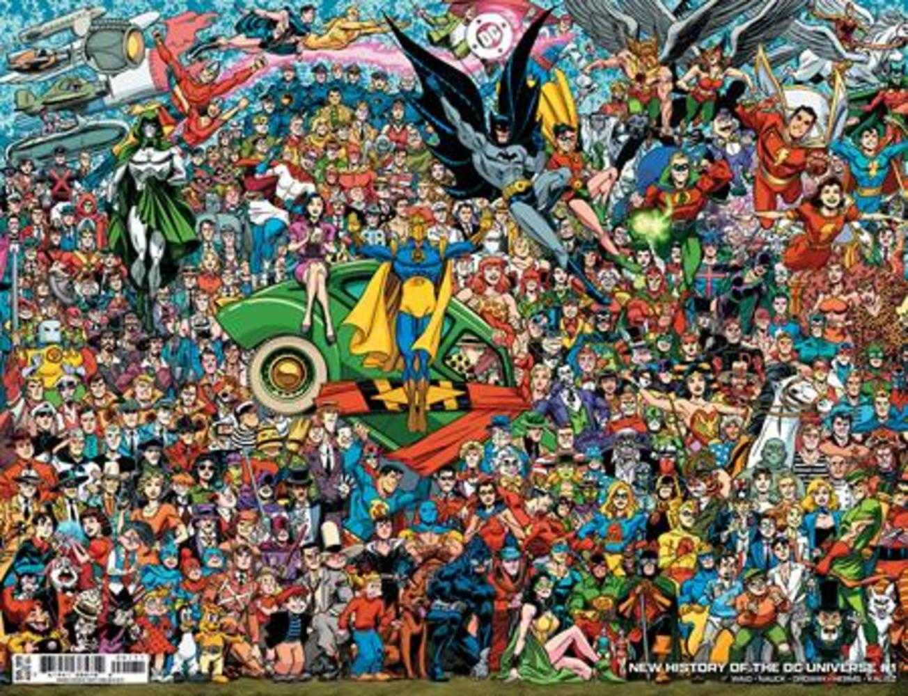 New History Of The DC Universe #1 (Of 4) Cover D Scott Koblish Legacy Wraparound Card Stock Variant | L.A. Mood Comics and Games