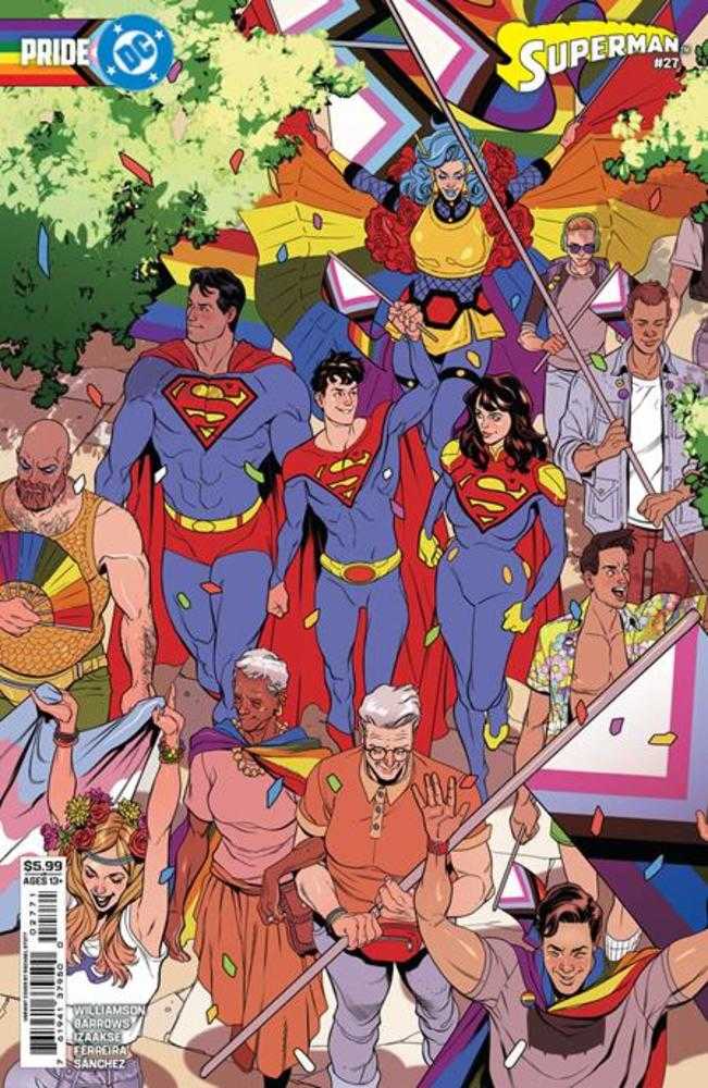 Superman #27 Cover E Rachel Stott DC Pride Card Stock Variant | L.A. Mood Comics and Games