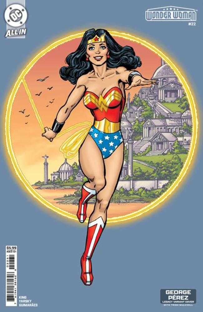 Wonder Woman #22 Cover E George Perez Legacy Card Stock Variant | L.A. Mood Comics and Games