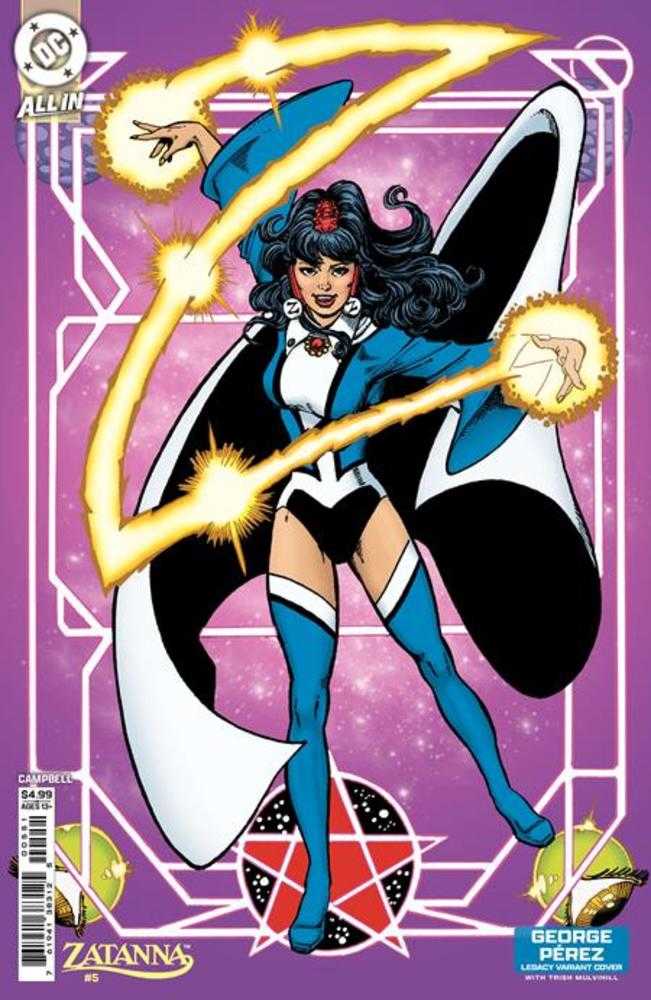 Zatanna #5 (Of 6) Cover D George Perez Legacy Card Stock Variant | L.A. Mood Comics and Games