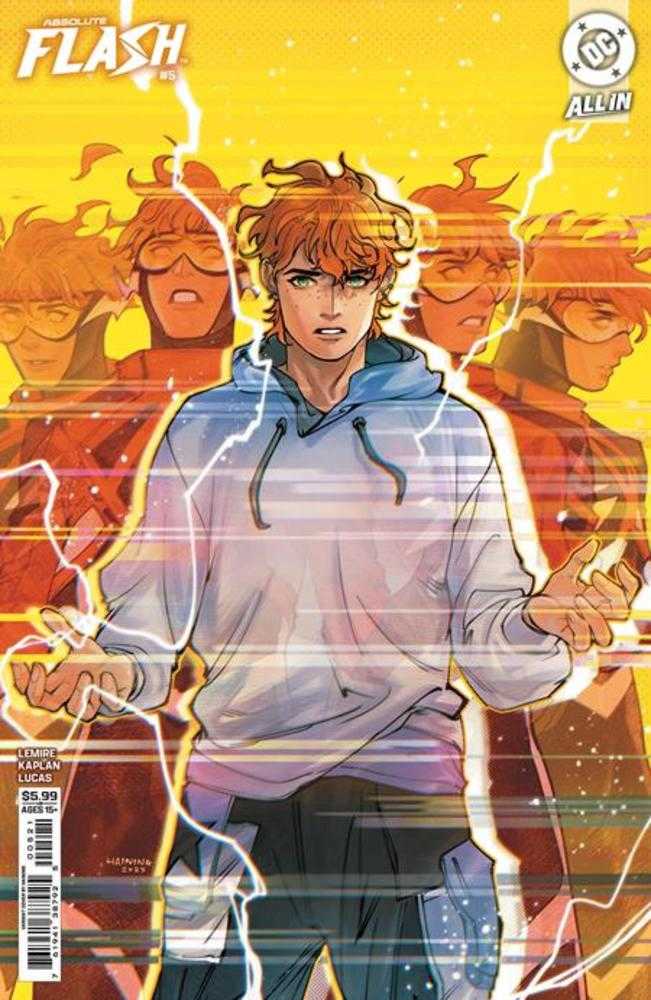 Absolute Flash #5 Cover B Haining Card Stock Variant | L.A. Mood Comics and Games